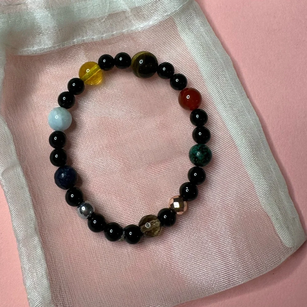 Solar System Beaded‎ Bracelet